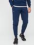under-armour-trainingnbsprival-fleece-joggers-navywhitefront