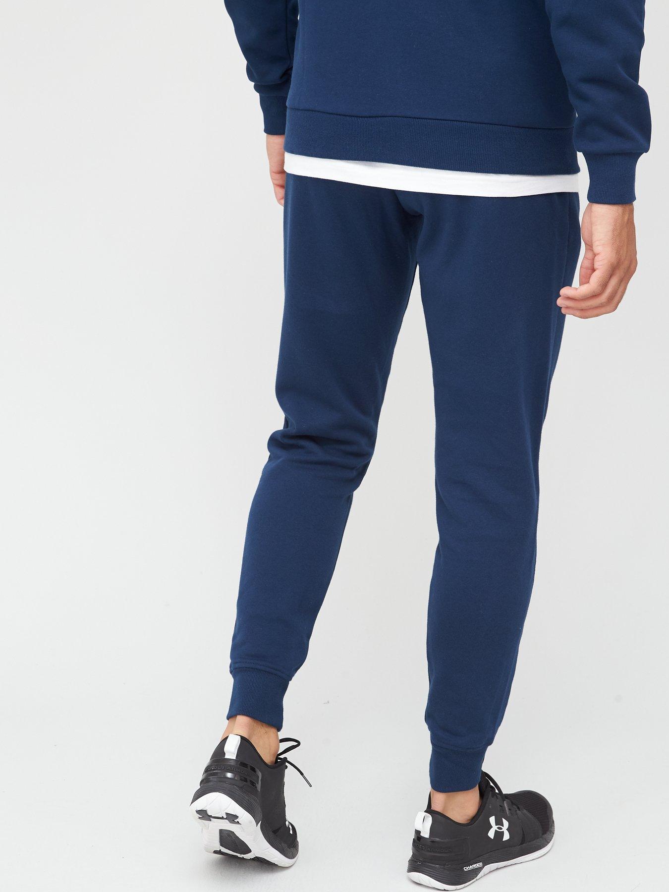 under armour mens navy joggers