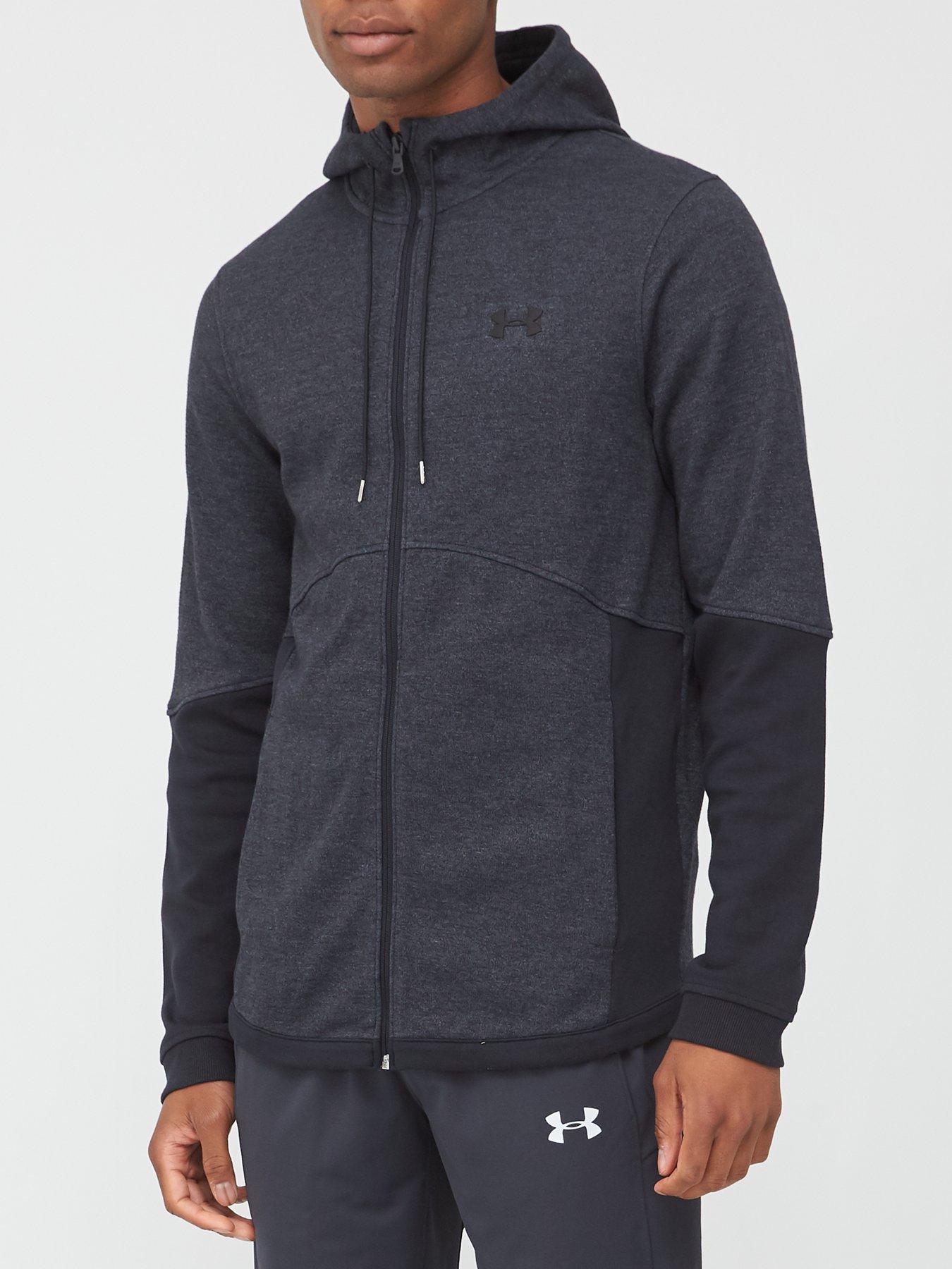 double knit fz hoodie