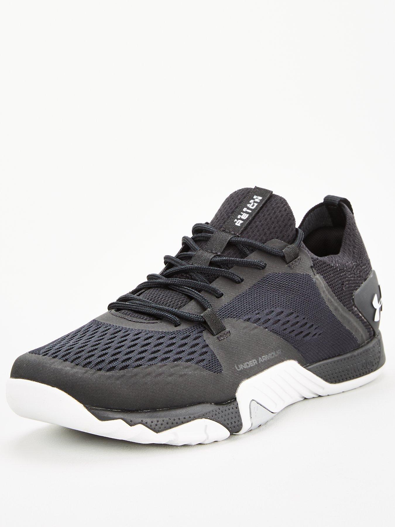 under armour mens black trainers