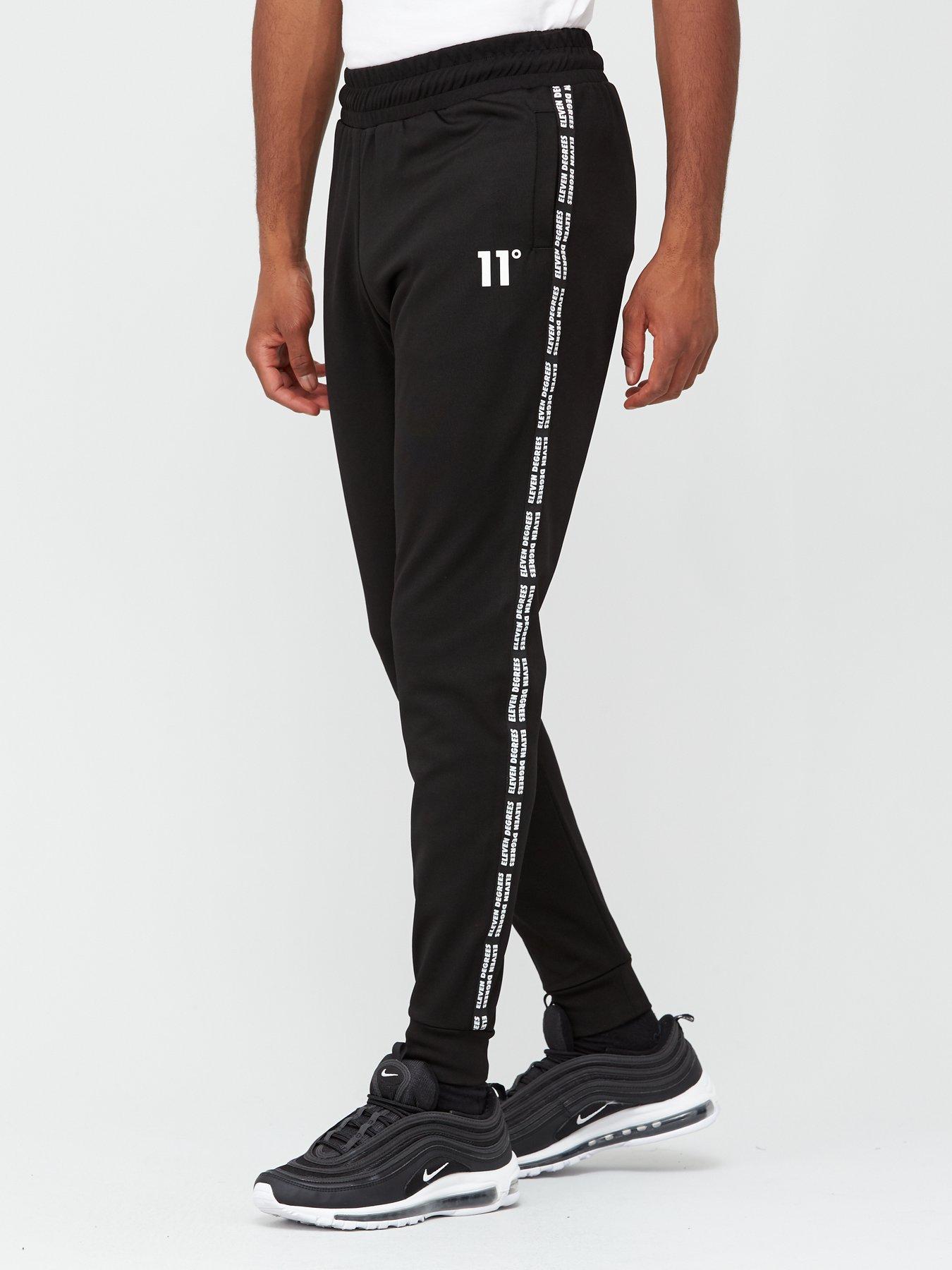 11 degrees skinny joggers black