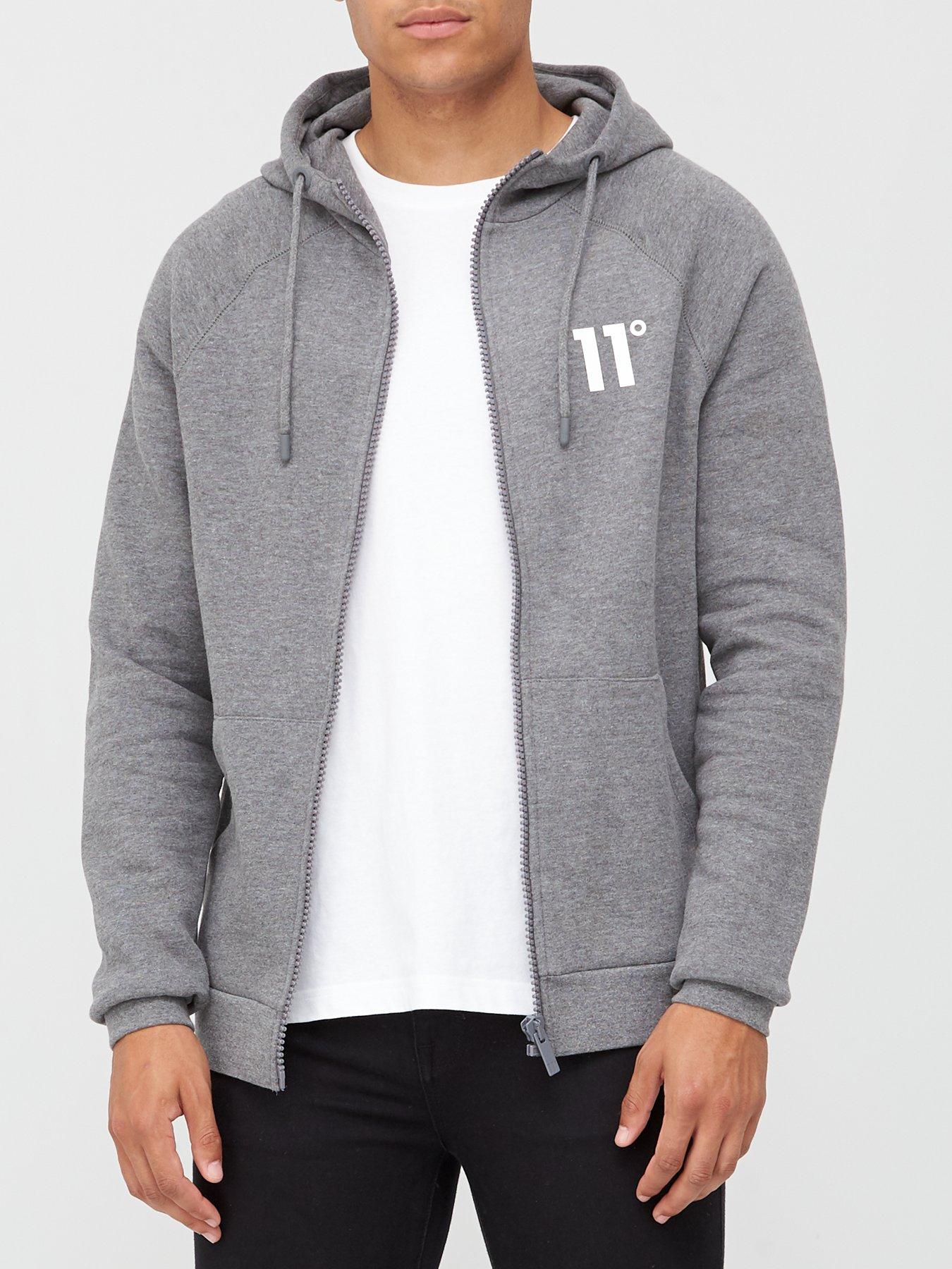 mens 11 degrees hoodie