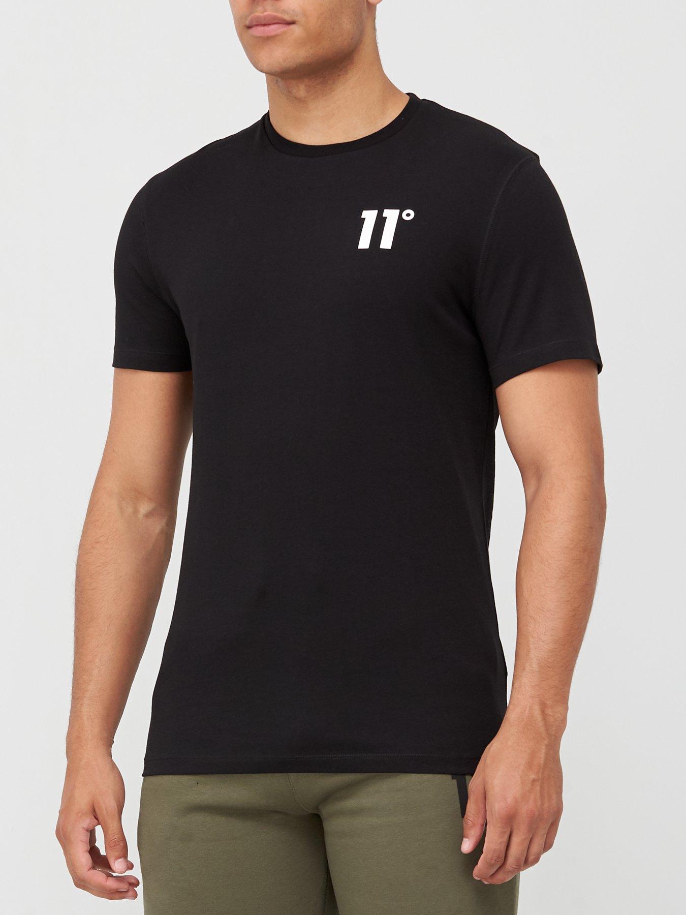 11 Degrees Core T-shirt - Black | very 