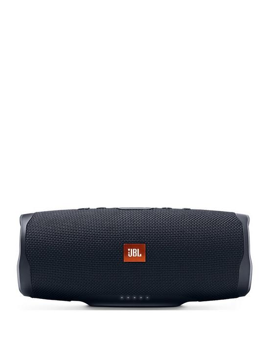 front image of jbl-charge-4-portablenbspbluetooth-waterproof-speaker-with-rechargeable-battery