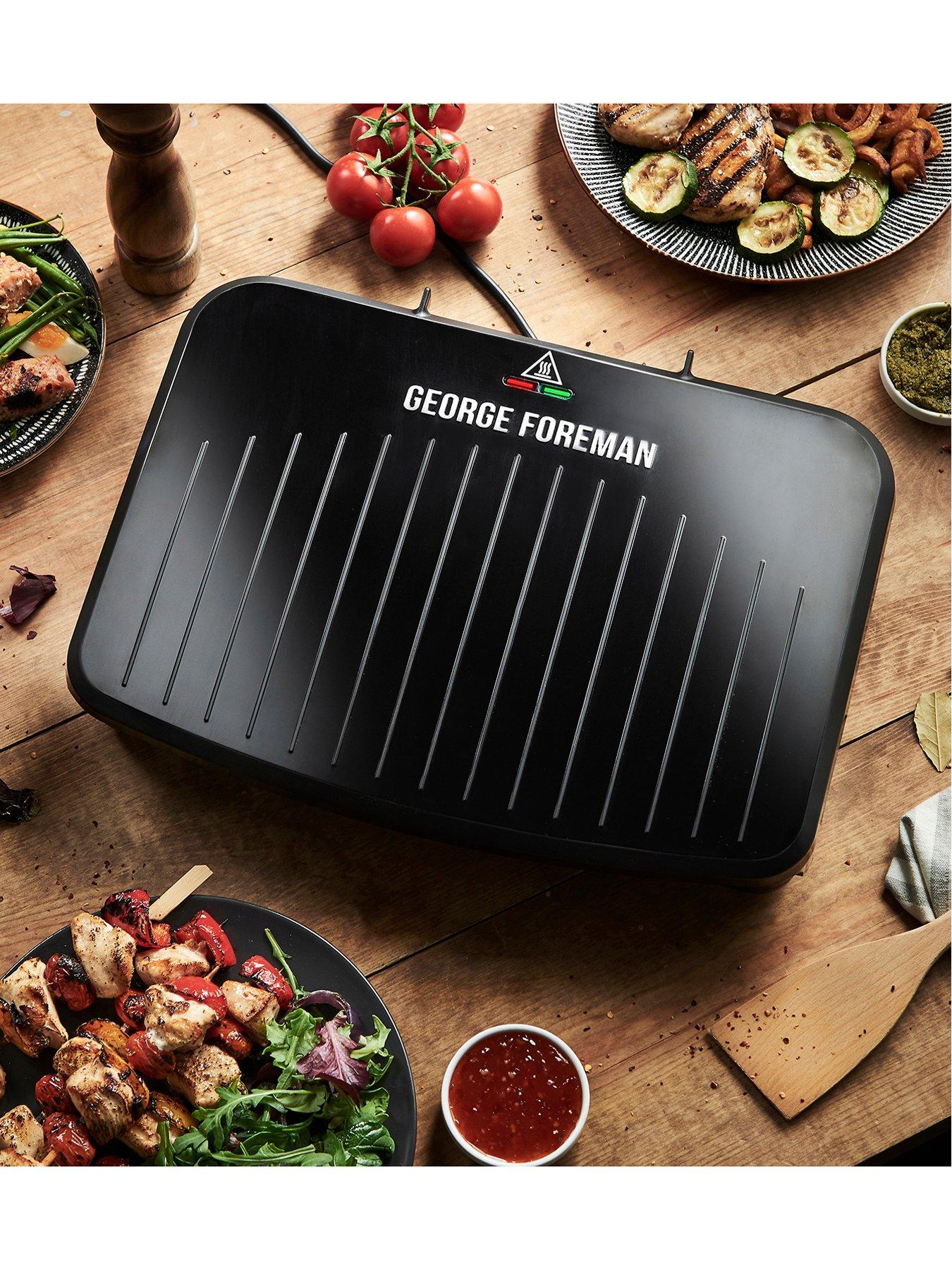 George Foreman Large Black Fit Grill 25820 Very