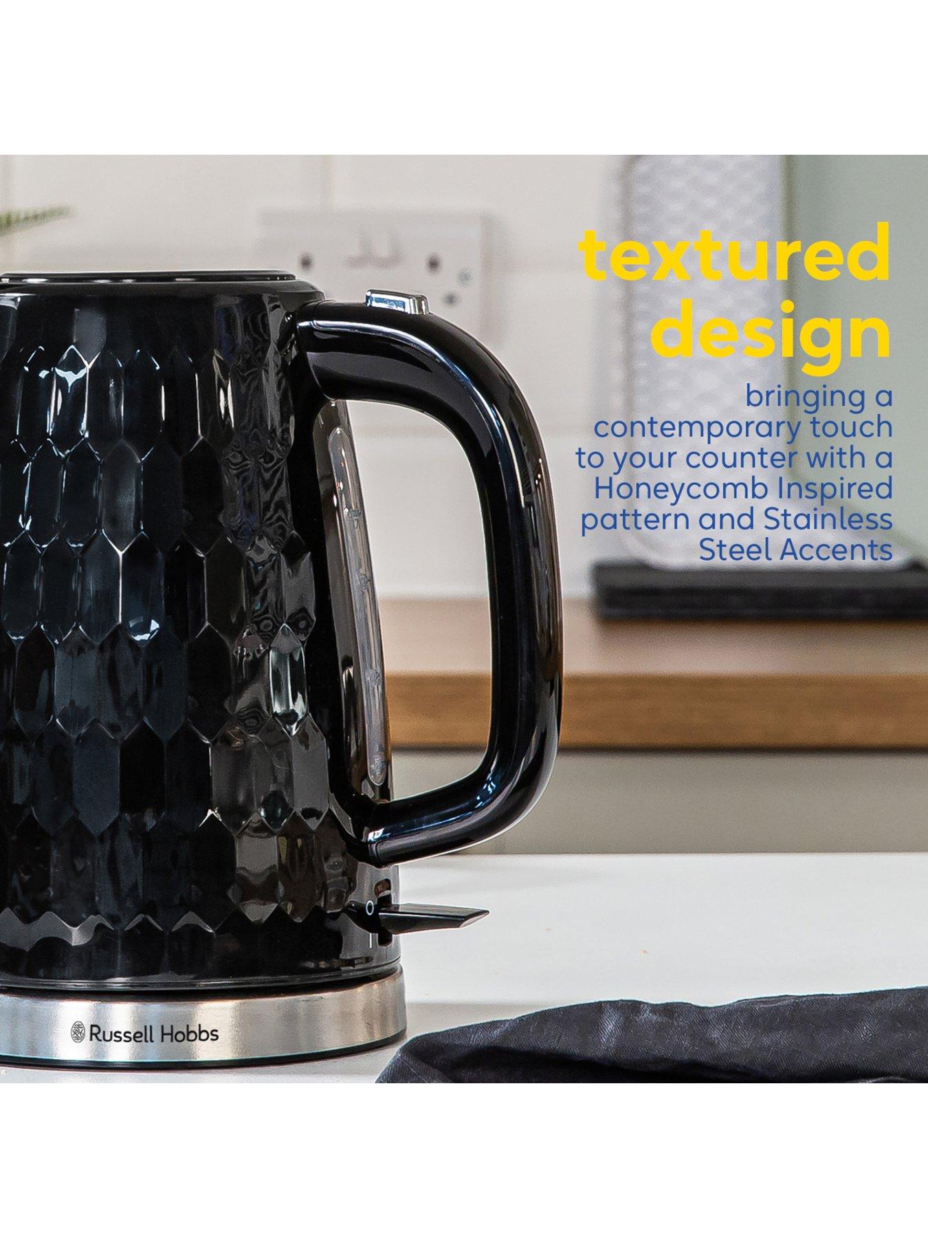 Image 4 of 7 of Russell Hobbs Honeycomb Black Plastic Kettle - 26051