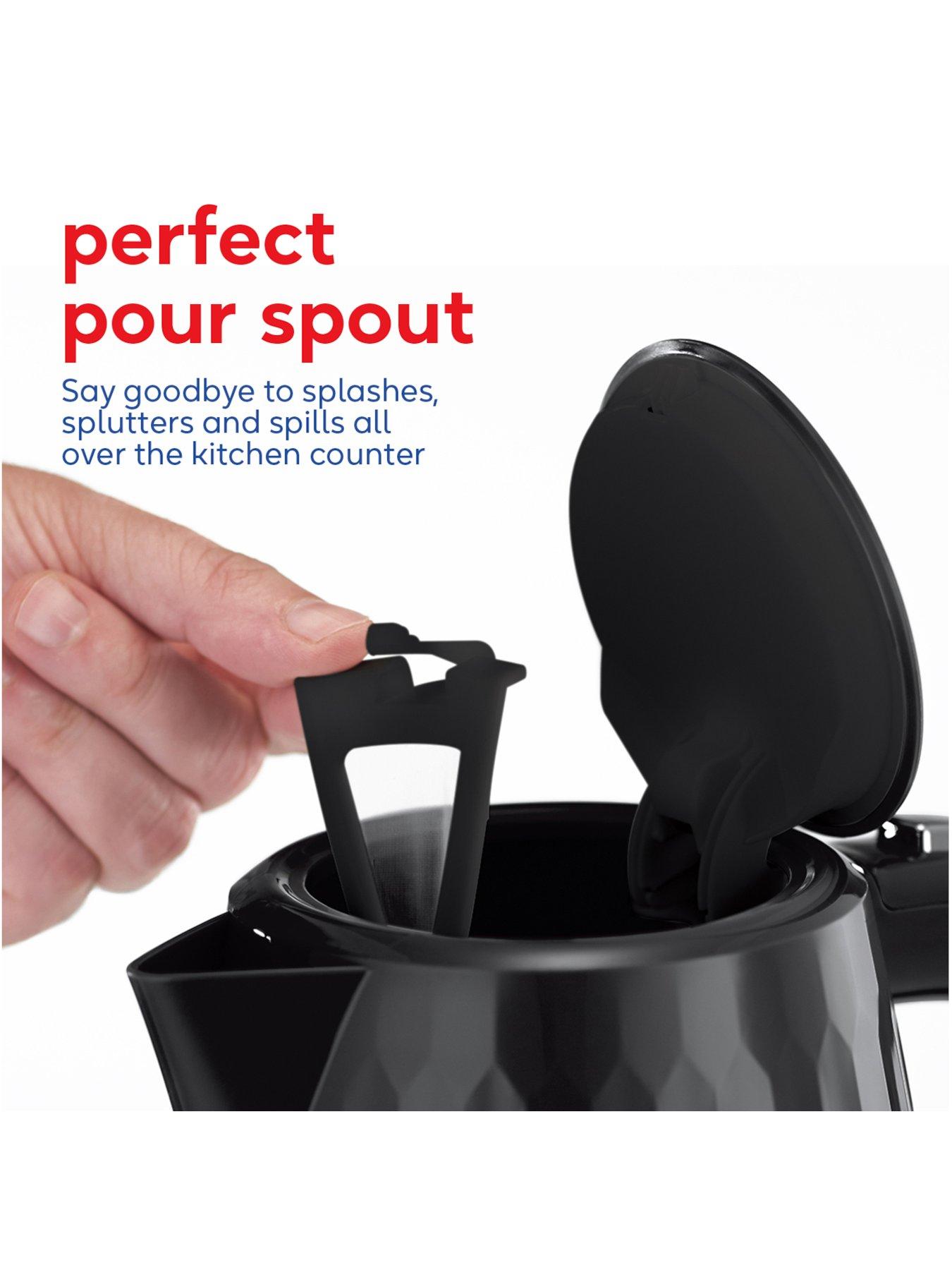 Image 6 of 7 of Russell Hobbs Honeycomb Black Plastic Kettle - 26051