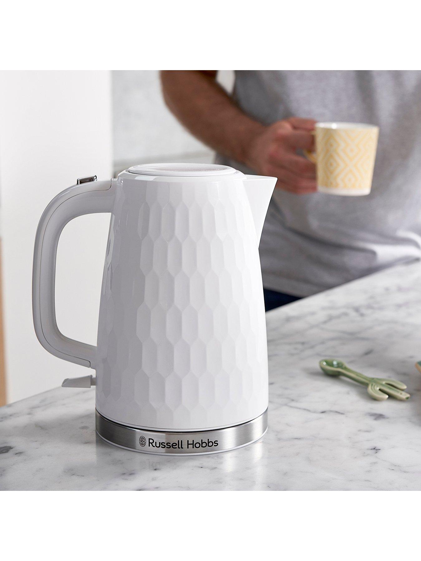 Image 2 of 8 of Russell Hobbs Honeycomb White Plastic Kettle - 26050