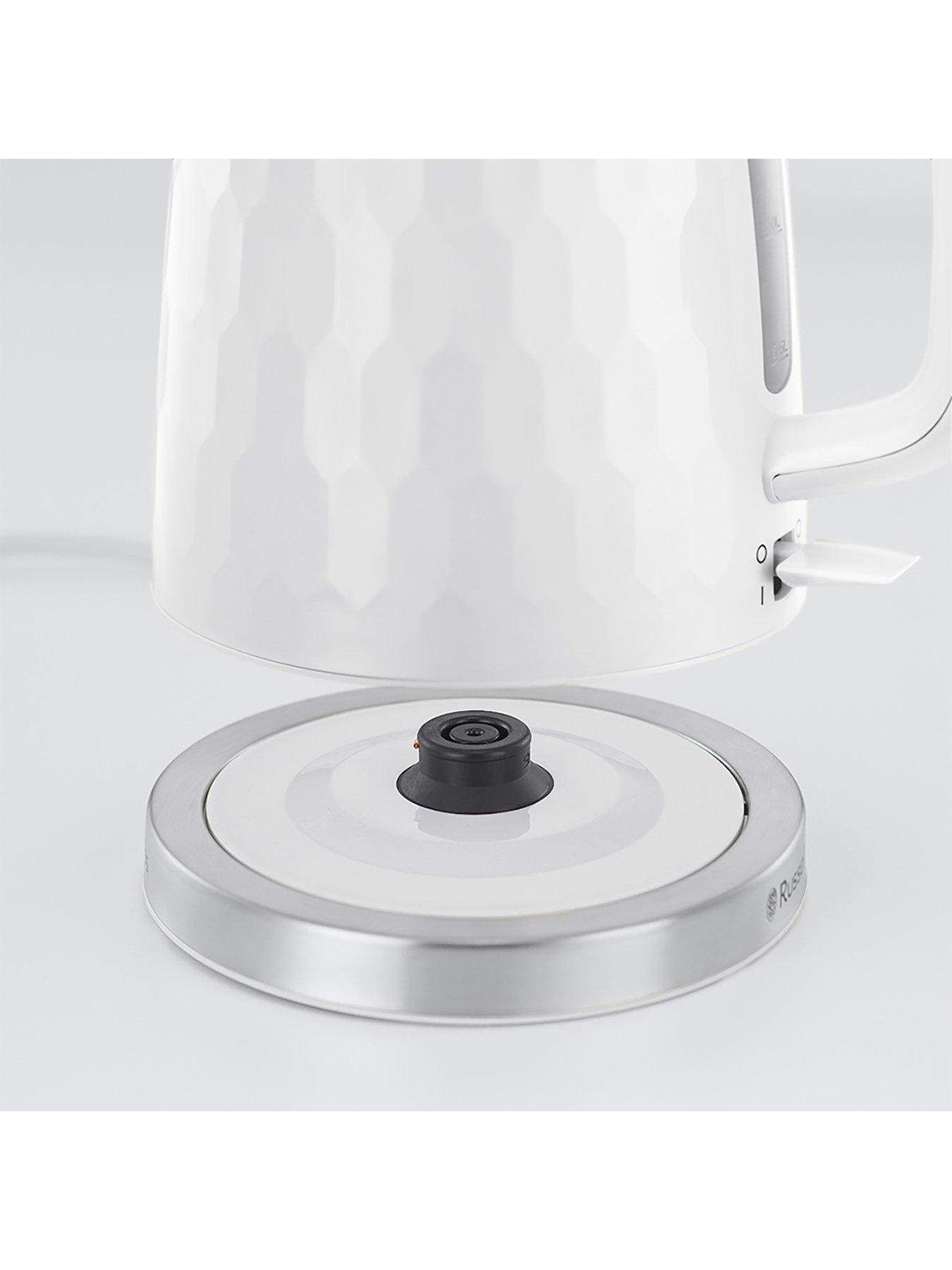 Image 5 of 8 of Russell Hobbs Honeycomb White Plastic Kettle - 26050