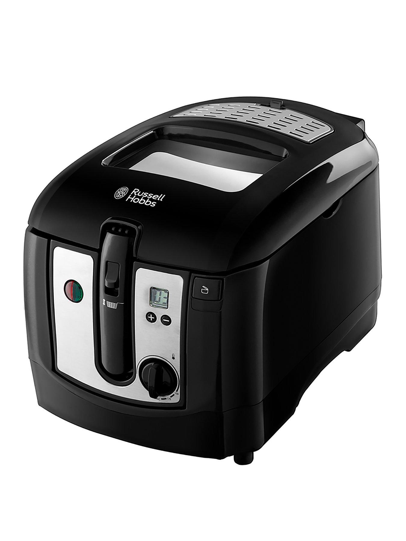 Product photograph of Russell Hobbs 3-litre Digital Deep Fryer - 24580 from very.co.uk