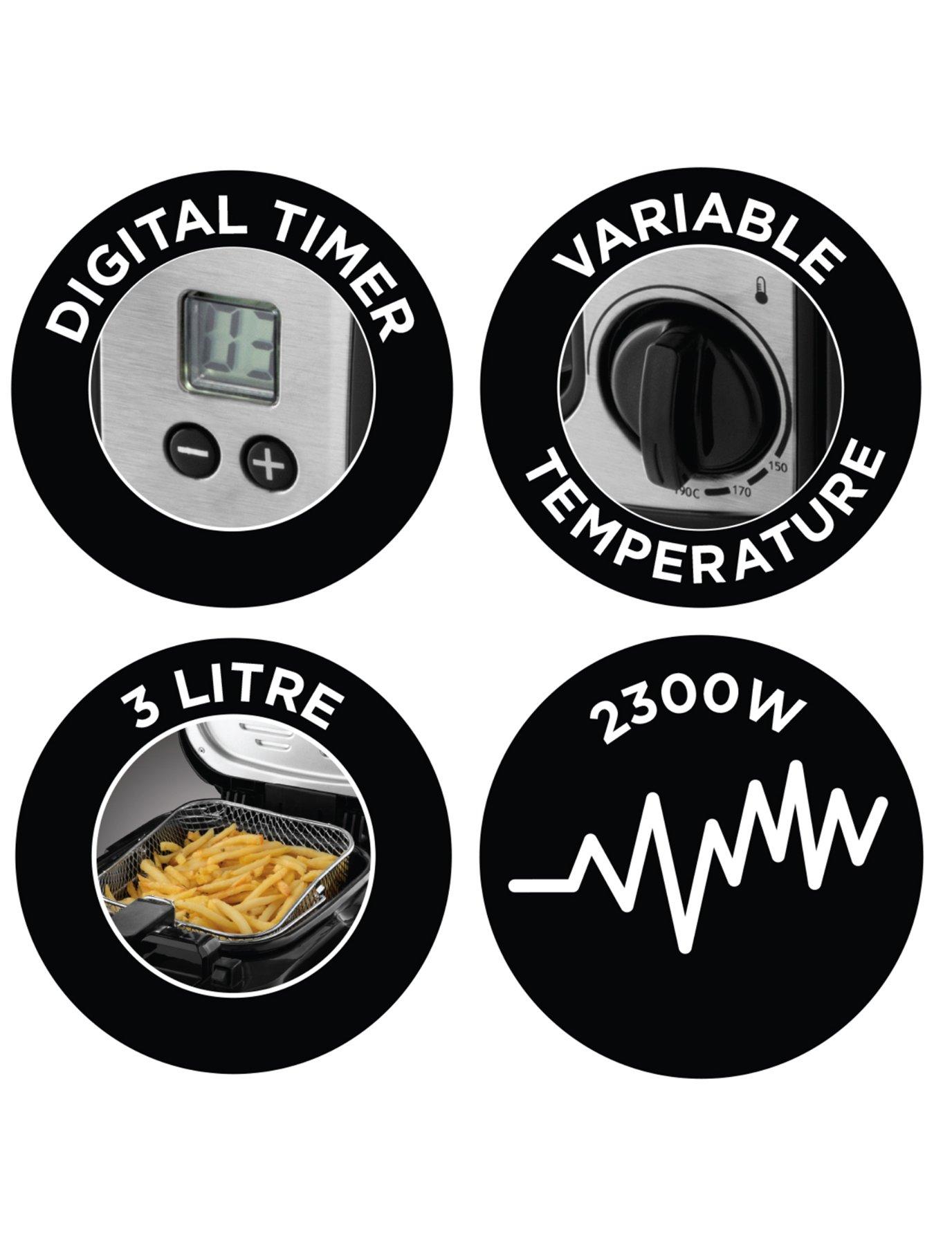 Russell Hobbs 3Litre Digital Deep Fryer 24580 Very.co.uk