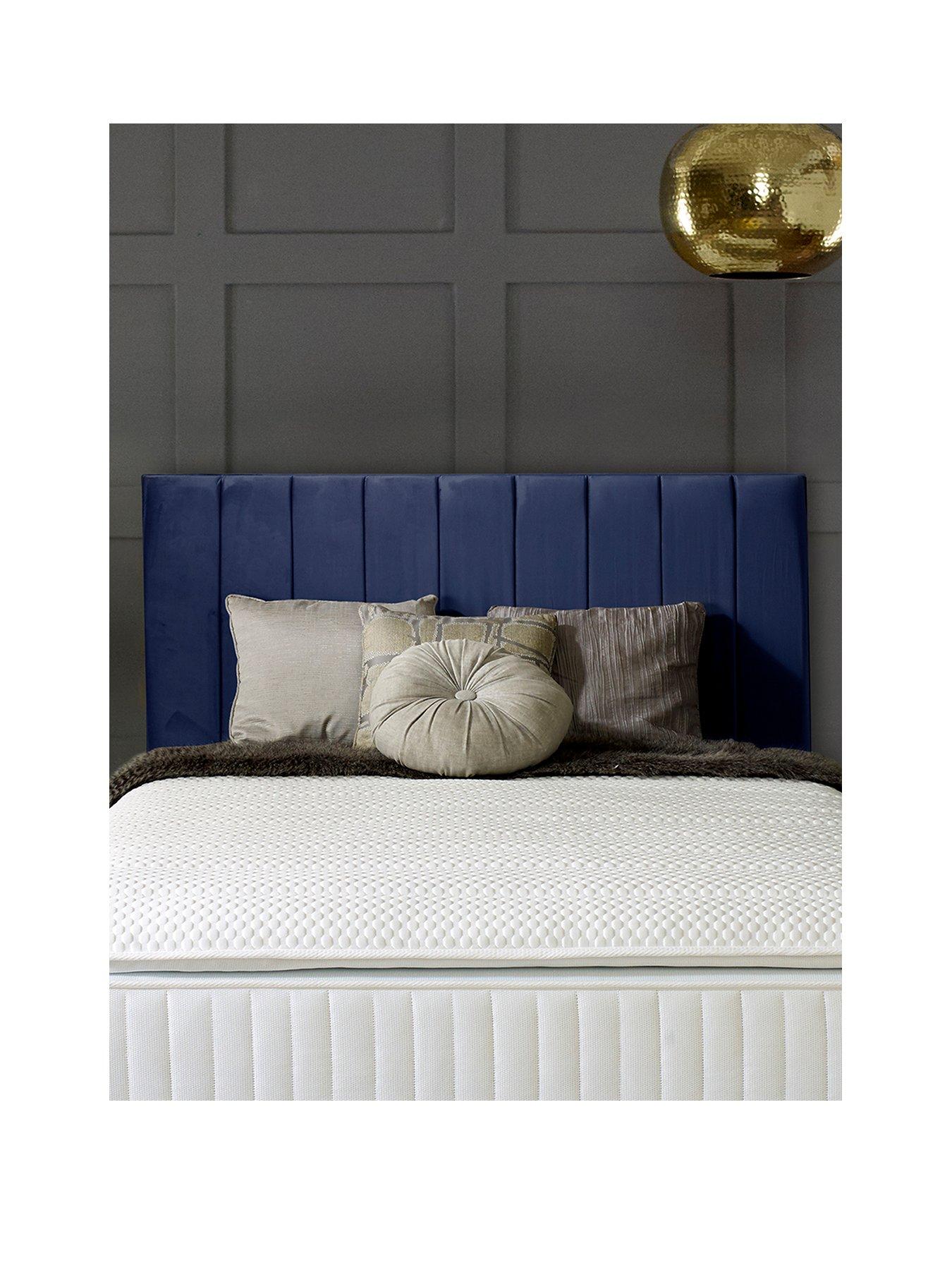 Image 2 of 5 of Shire Beds Liberty Velvet&nbsp;Headboard - Navy&nbsp;- FSC Certified