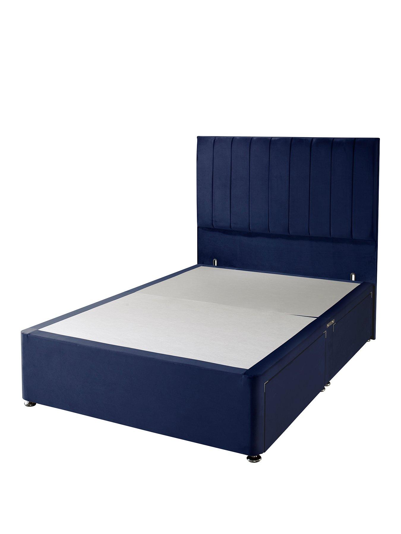 Image 3 of 5 of Shire Beds Liberty Velvet&nbsp;Headboard - Navy&nbsp;- FSC Certified
