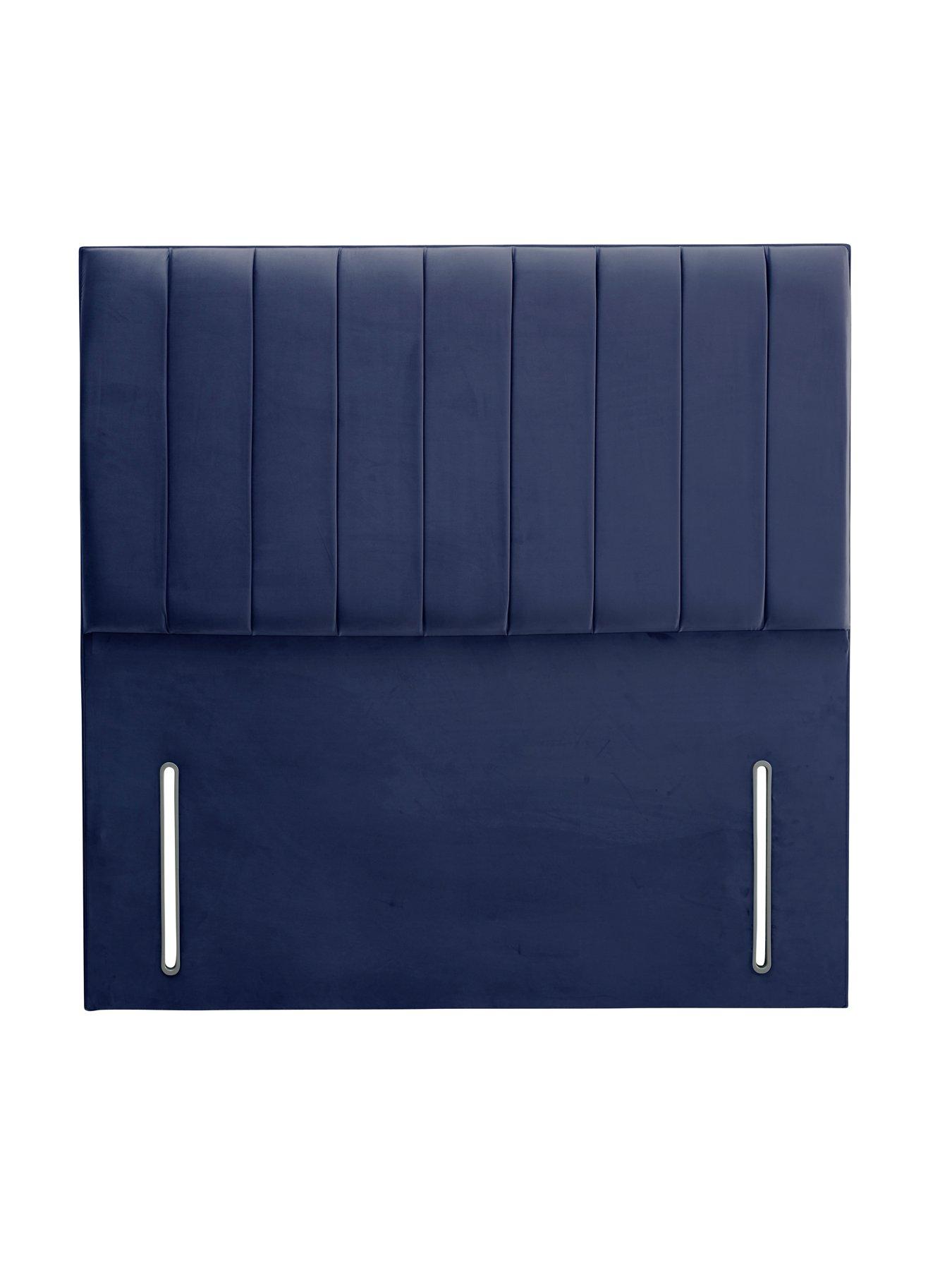 Image 4 of 5 of Shire Beds Liberty Velvet&nbsp;Headboard - Navy&nbsp;- FSC Certified