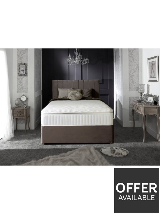 front image of shire-beds-liberty-velvet-divannbspheadboard-grey