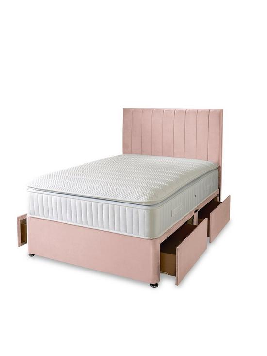 front image of liberty-1000-pocket-pillowtop-divan-bed-with-storage-options-excludes-headboard