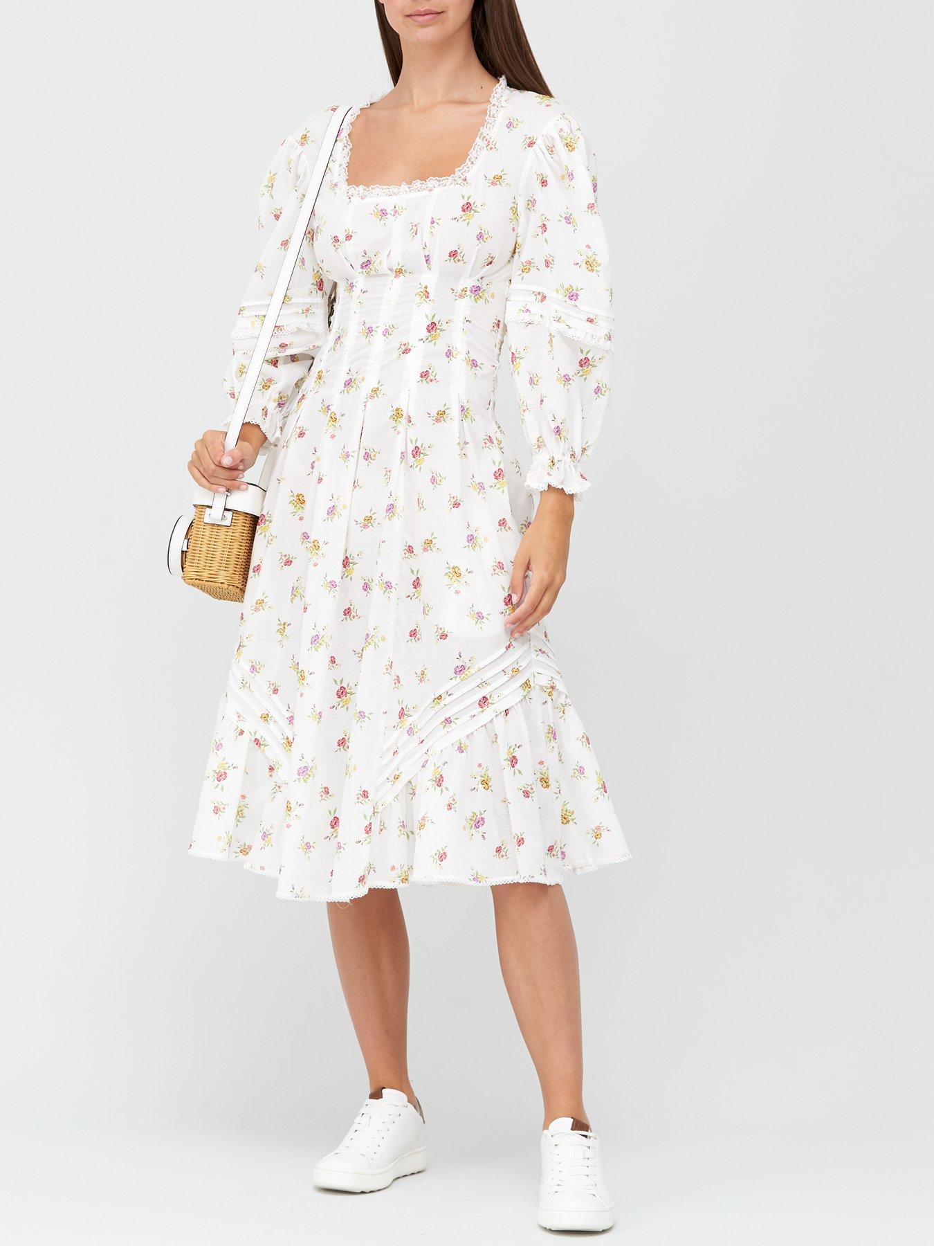 ivory midi dress uk