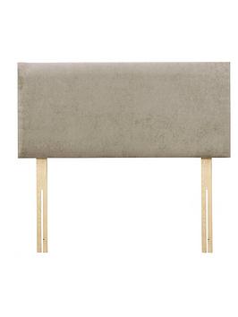 Product photograph of Shire Beds Tivoli Fabric Divan Upholstered Headboard from very.co.uk