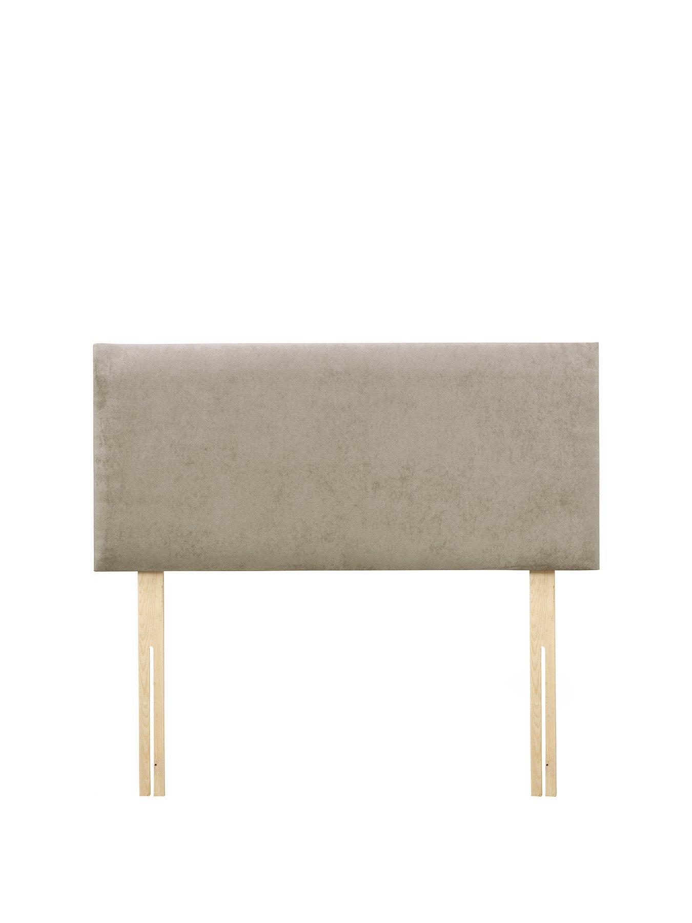 Product photograph of Shire Beds Tivoli Fabric Divan Upholstered Headboard from very.co.uk