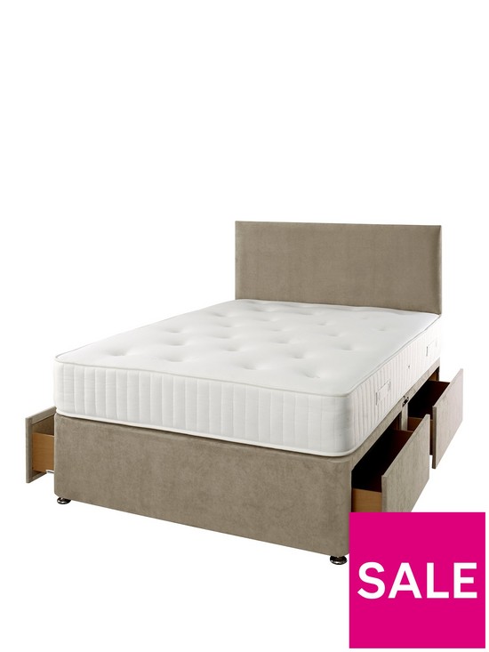 front image of tivoli-ortho-divan-with-storage-options-excludes-headboard