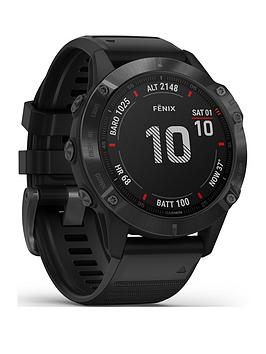 Garmin Fenix 6 Pro Multisport Gps Watch - Black With Black Band