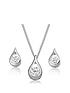 beaverbrooks-9ct-white-gold-cz-pearnbspshaped-pendant-and-earrings-setfront
