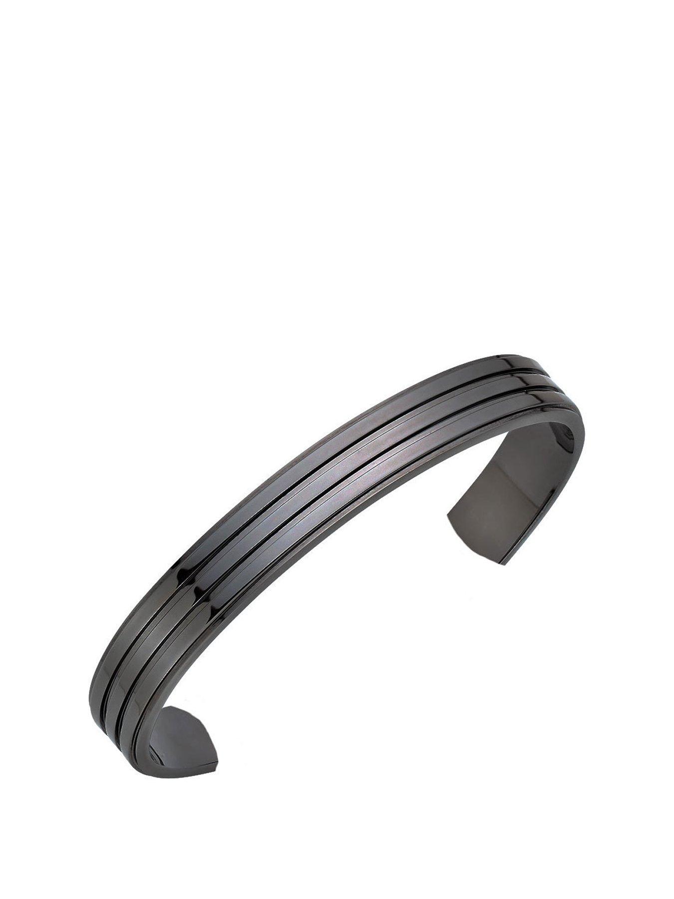 Beaverbrooks Torque Men's Bracelet - Gunmetal