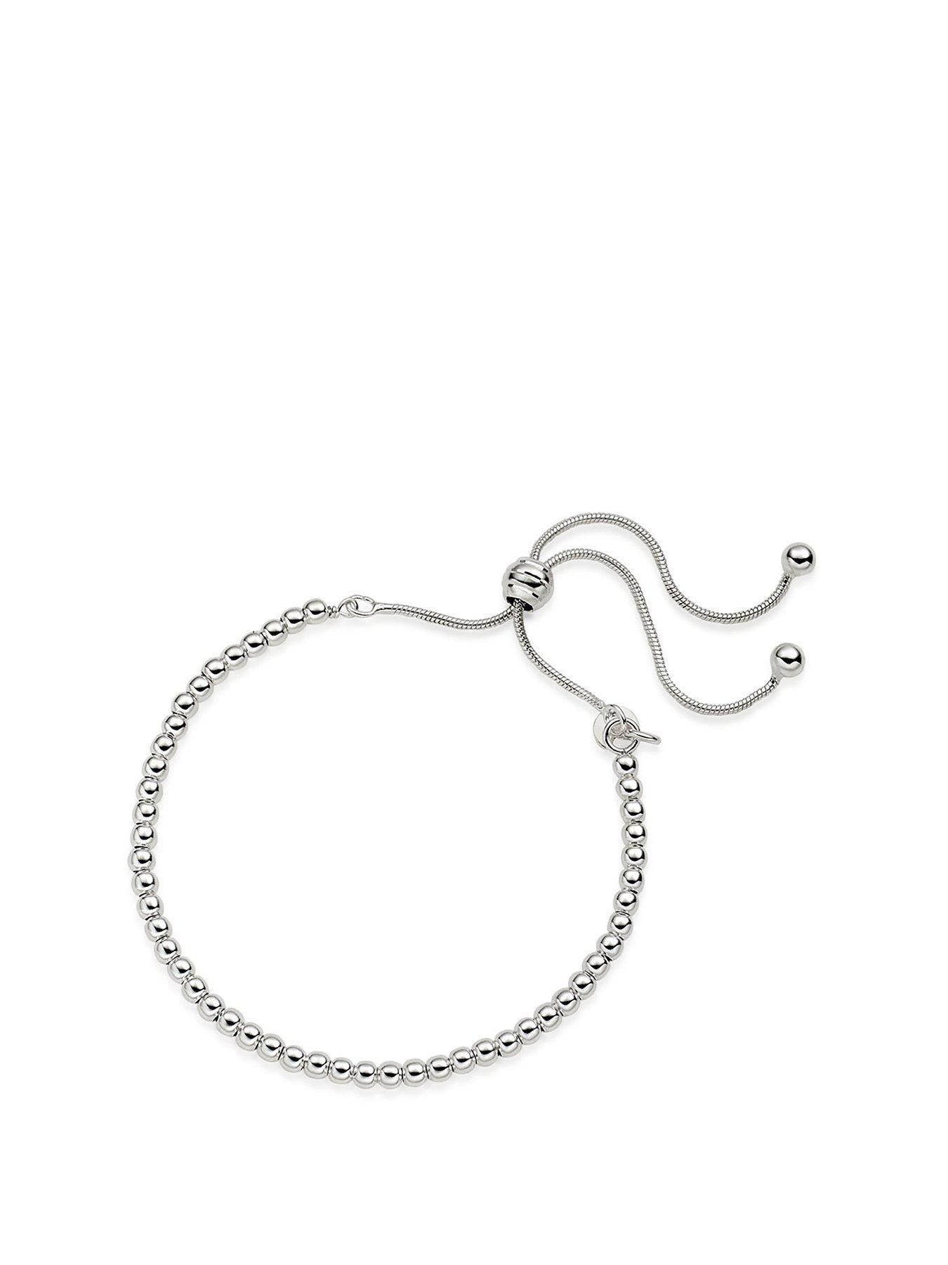 Silver ball bracelet on sale uk