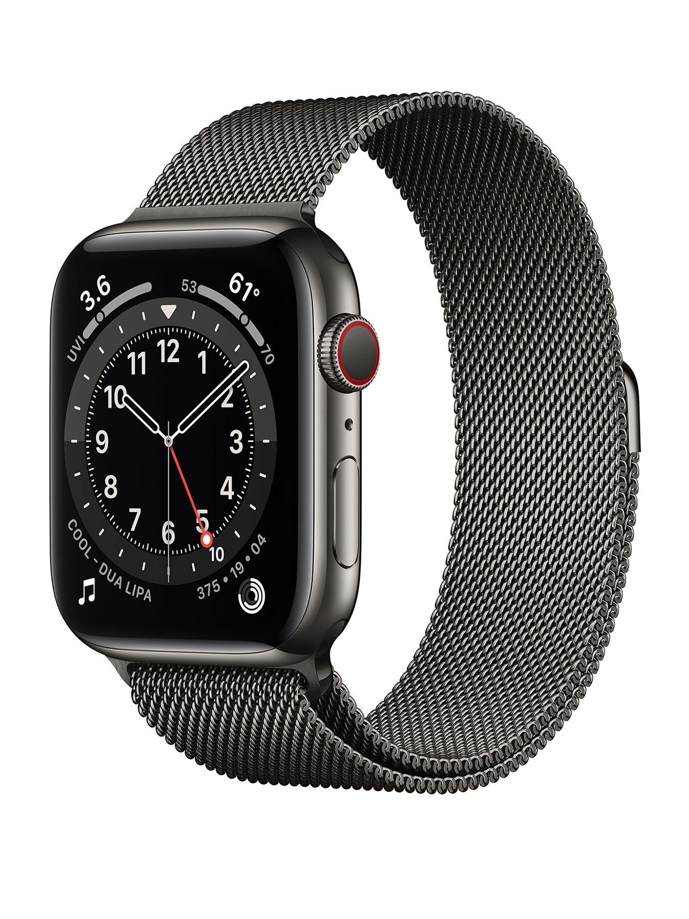 apple graphite milanese loop
