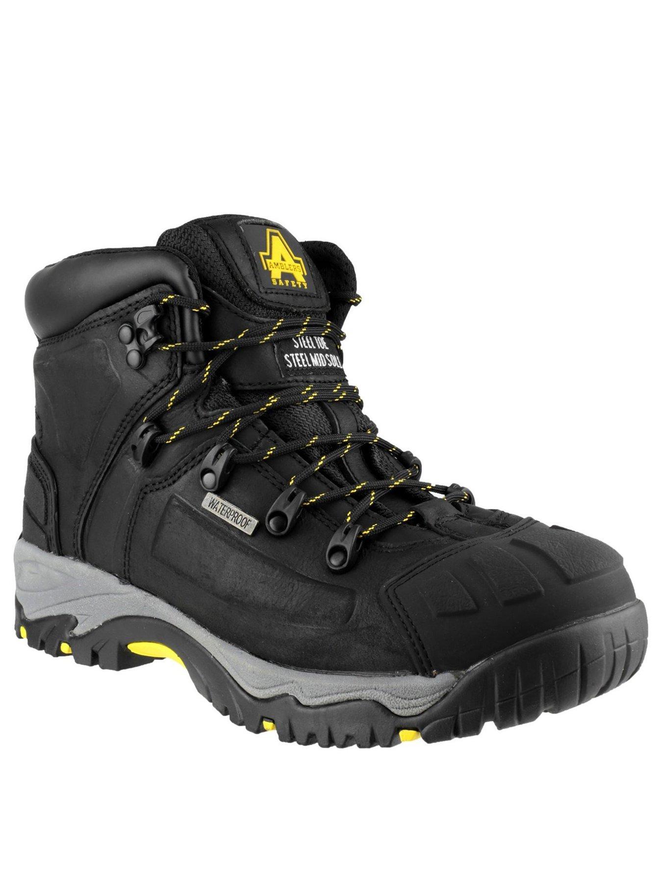 Amblers 32 S3 Waterproof Boots, Black, Size 11, Men|11