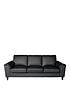  image of roma-real-leatherfaux-leathernbsp4-seater-sofa
