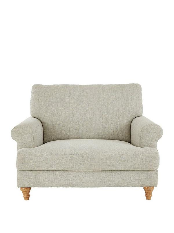 Henley Fabric Cuddle Armchair Very Co Uk, Snuggle Sofa Chair