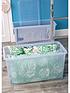  image of wham-set-of-2-clear-crystal-plastic-storage-boxes
