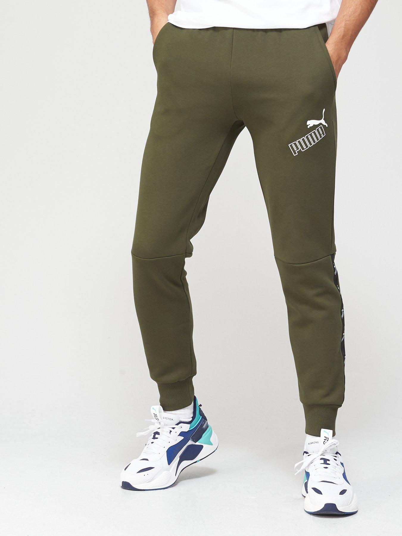 puma khaki joggers