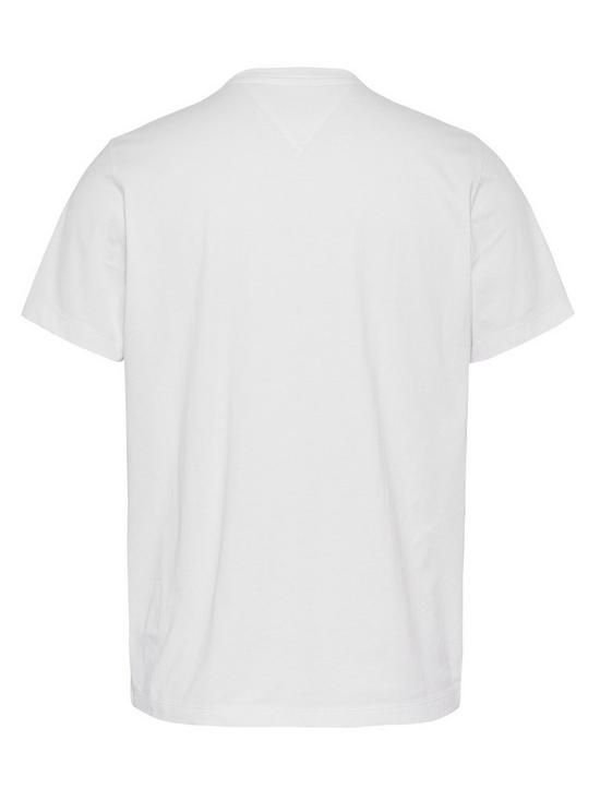 Tommy Jeans TJM Regular T-shirt - White | very.co.uk