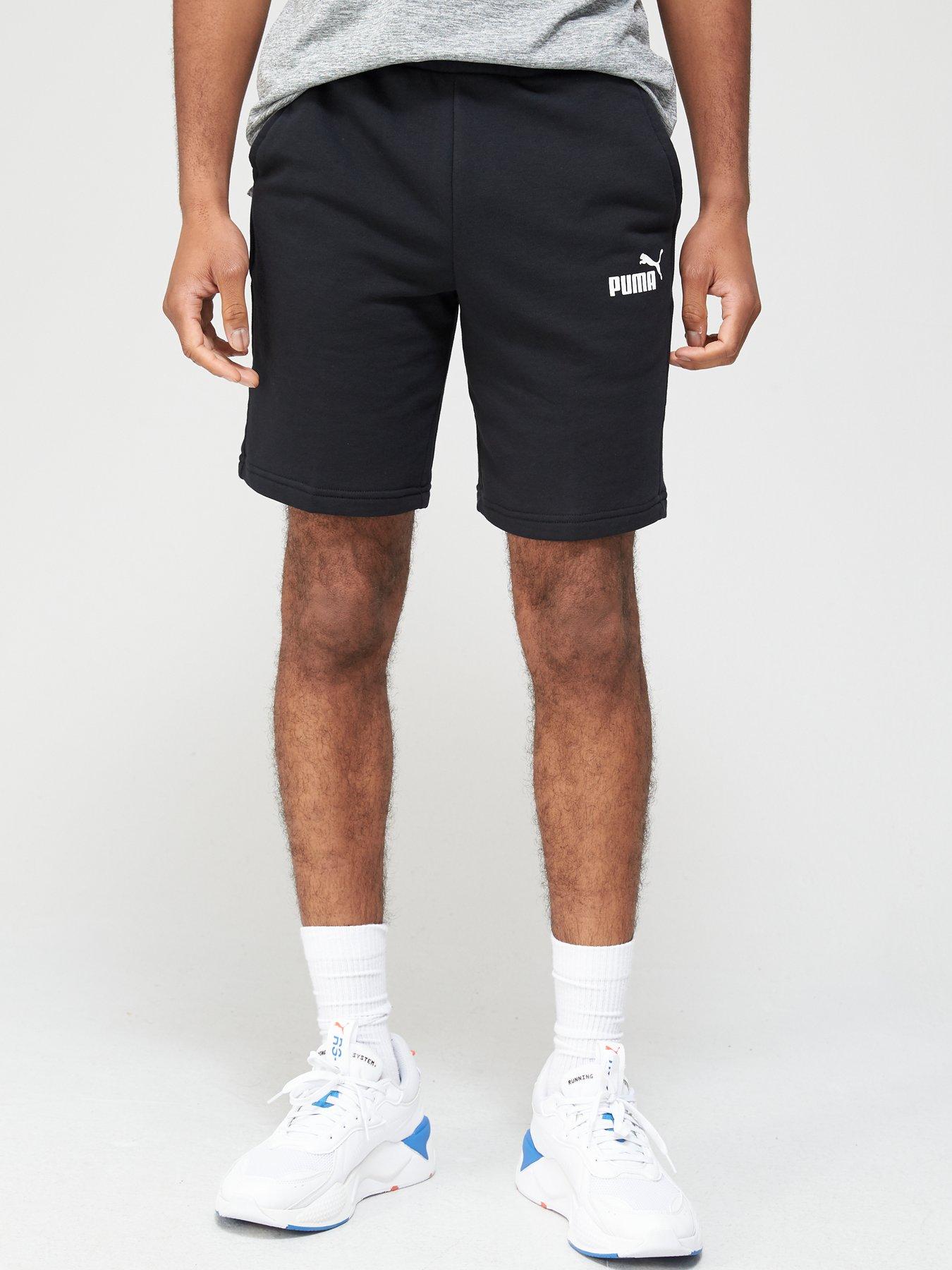 Puma essentials sweat 2025 shorts in black