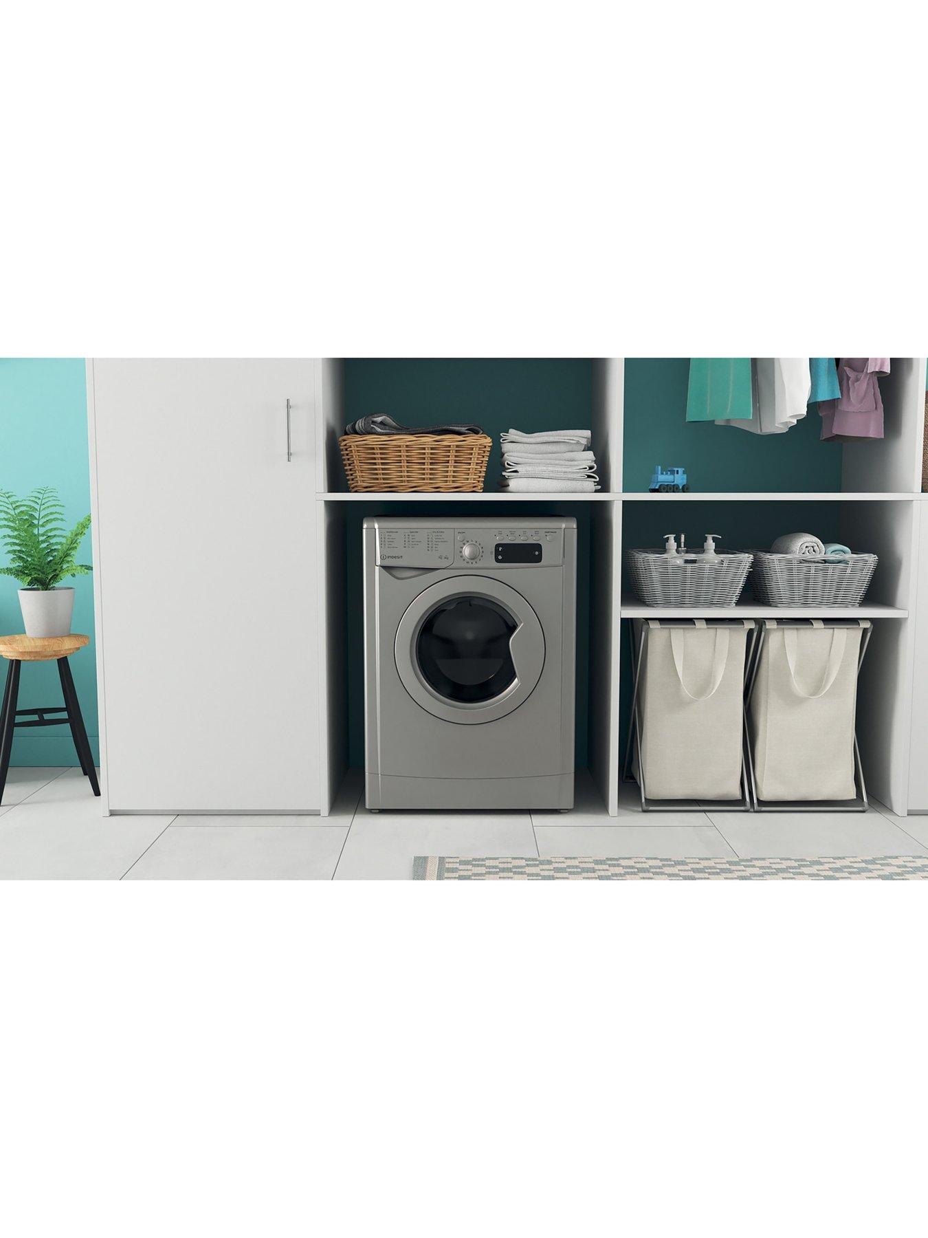 Silver deals washer dryer