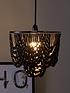  image of miller-wooden-bead-easy-fit-ceiling-light