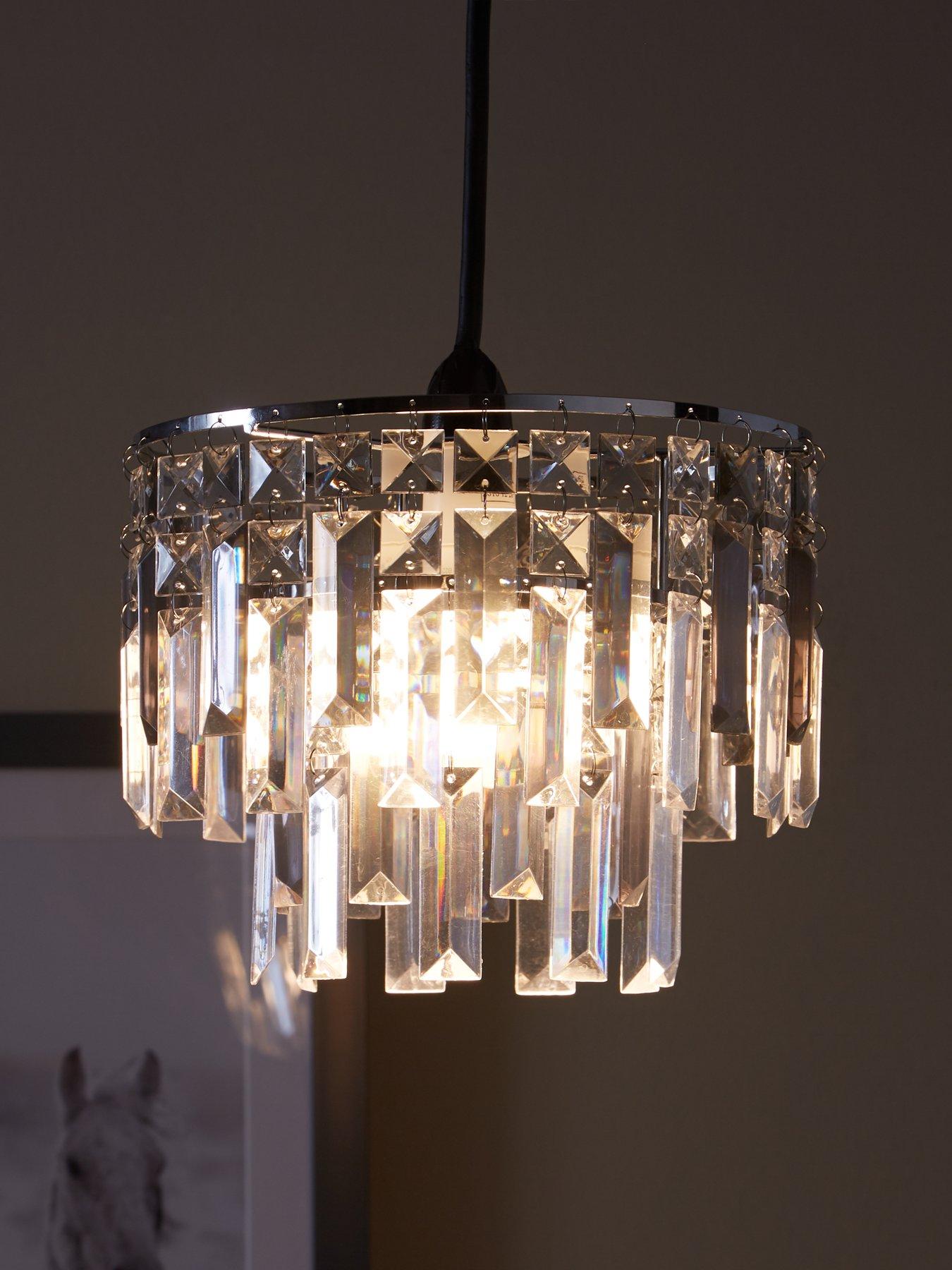 Easy fit deals chandelier light shade