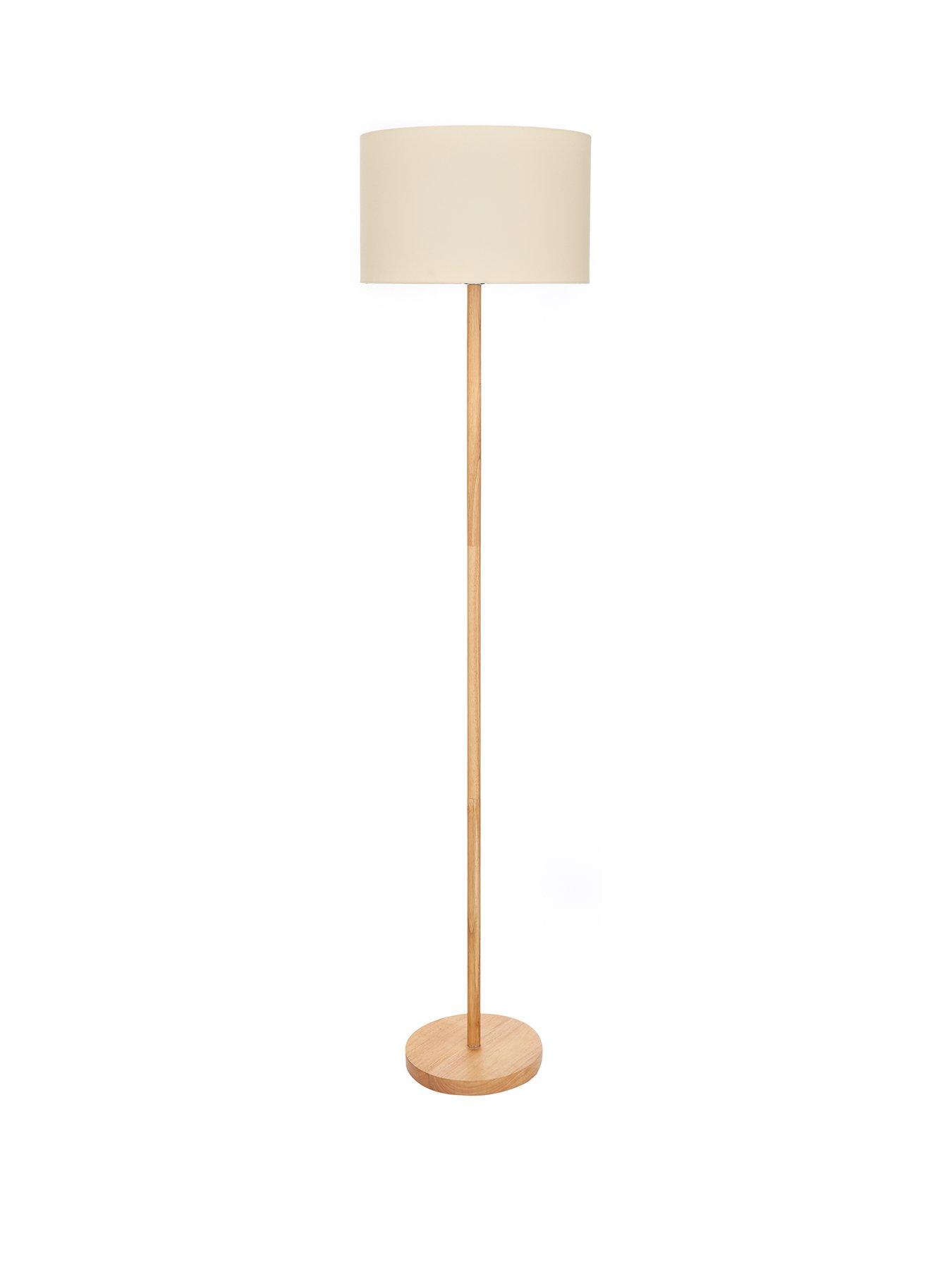 Rowan Wood Floor Lamp Very Co Uk