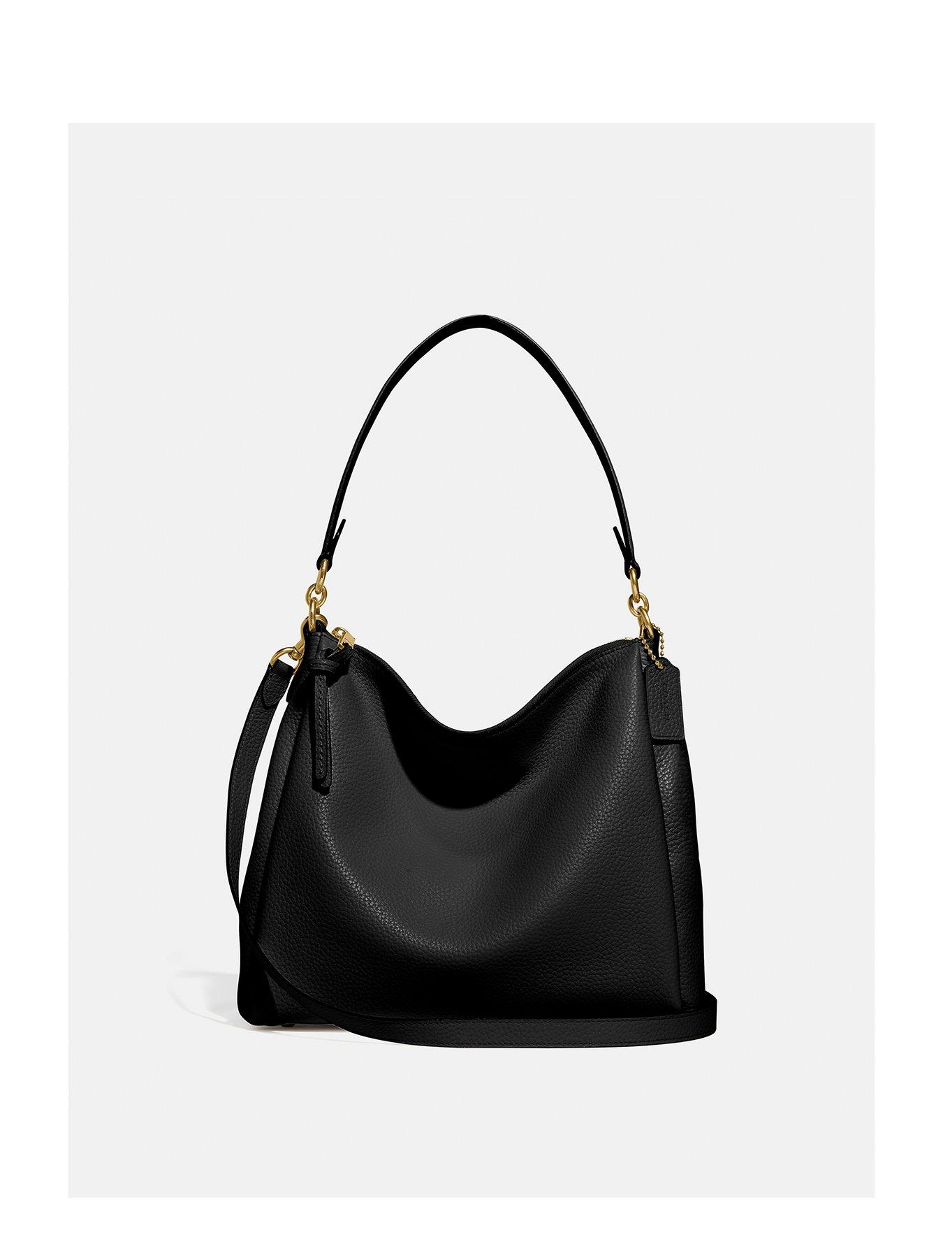 black shoulder handbags uk