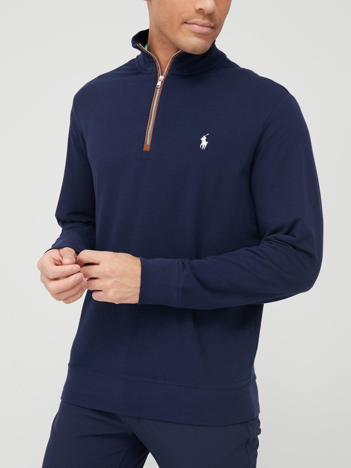 grey ralph lauren zip up