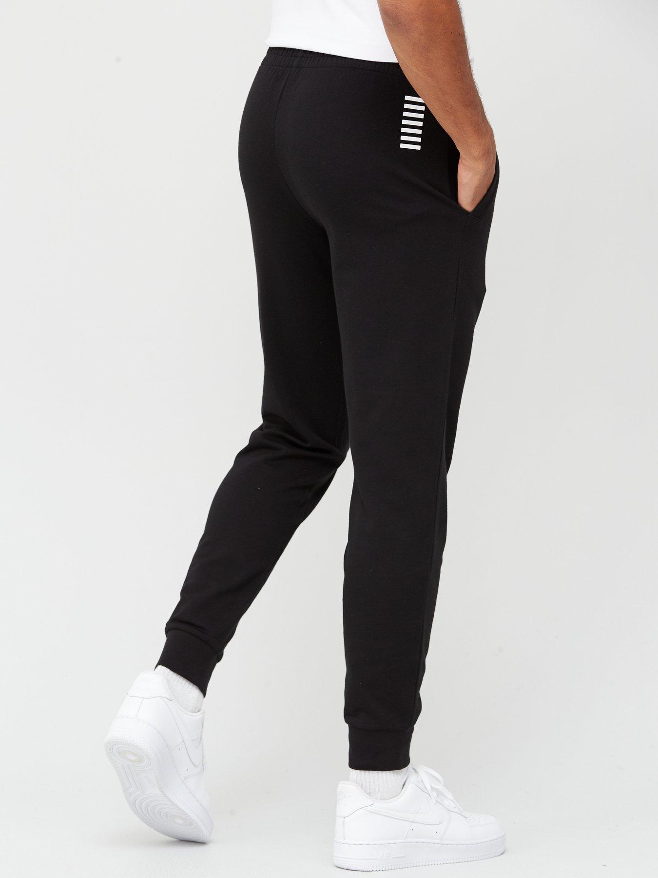 Ea7 black joggers clearance