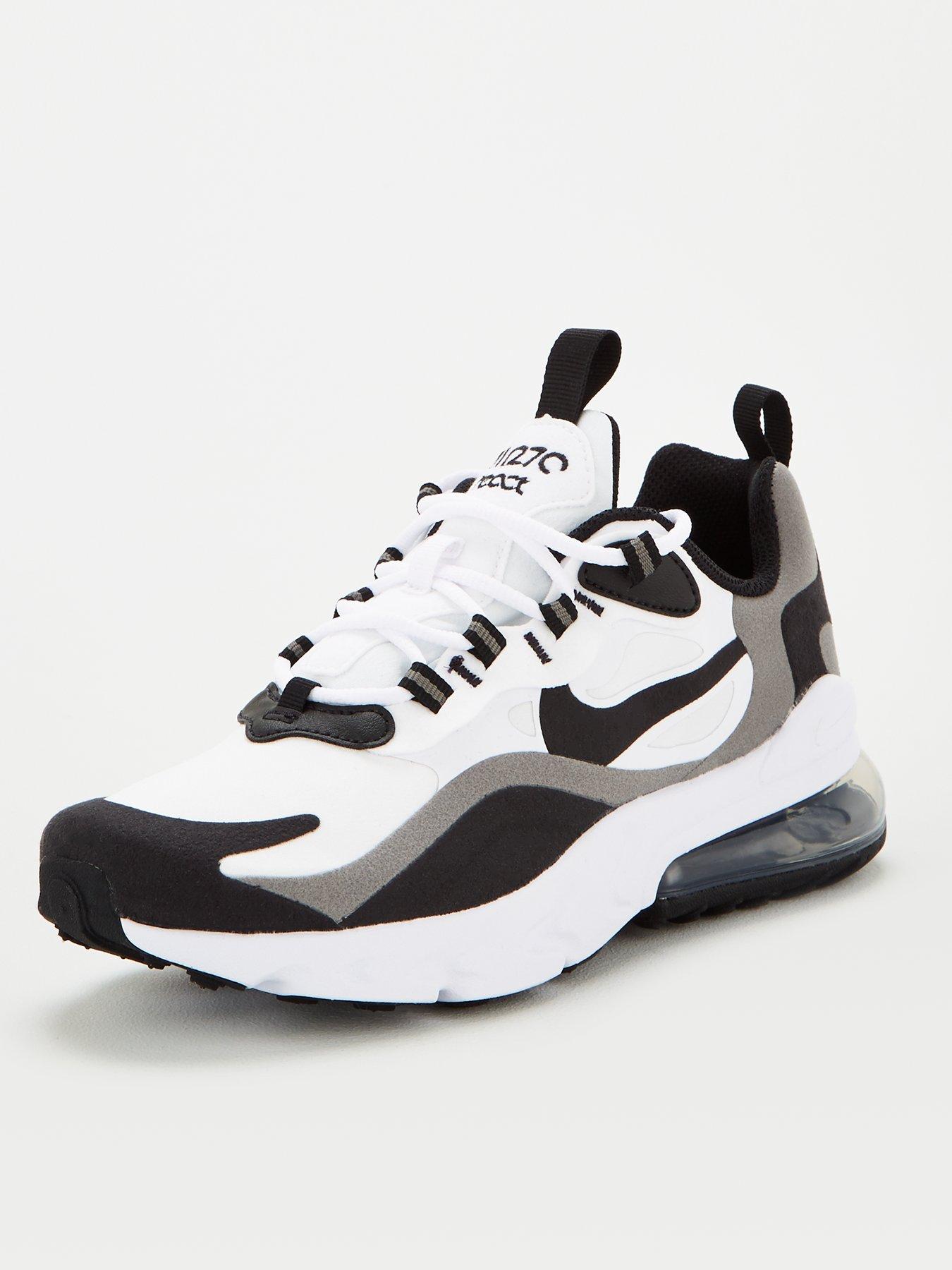 nike air max 270 junior black and white