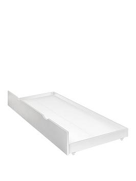 Product photograph of Very Home Classic Novara Kids Trundle Bed Add-on - White from very.co.uk