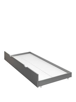 Product photograph of Very Home Classic Novara Kids Under Bed Storage Drawer Add-on - Dark Grey from very.co.uk