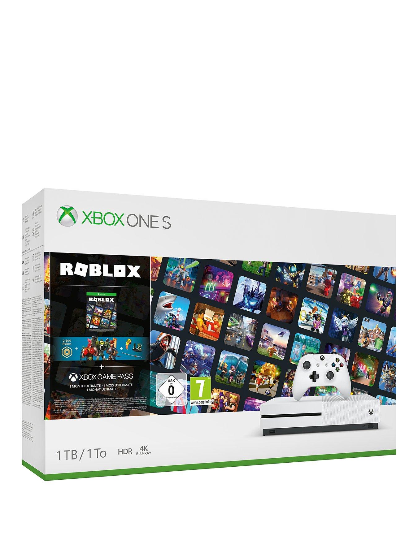 Xbox One S With Roblox Bundle And Optional Extras 1tb Console - robux stockists