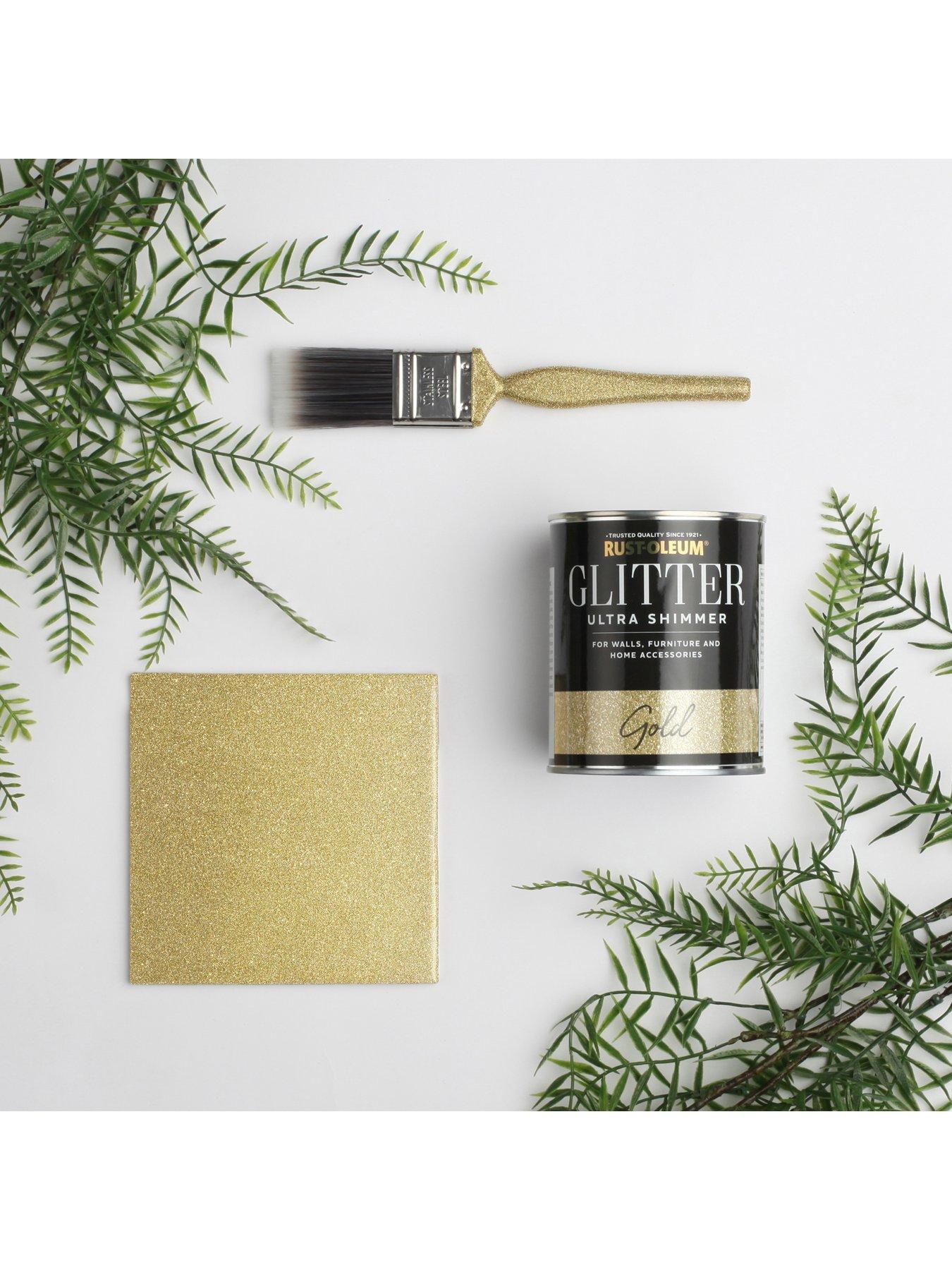 Image 3 of 5 of Rust-Oleum Glitter Ultra Shimmer Gold 250ml
