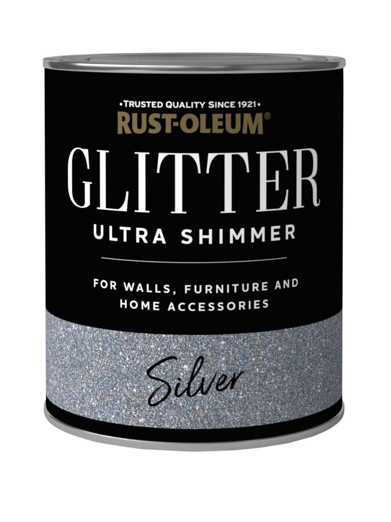 undefined Glitter Ultra Shimmer Paint – Silver – 250 ml tin