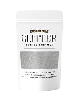 Product photograph of Rust-oleum 70g Glitter Subtle Shimmer Silver from very.co.uk